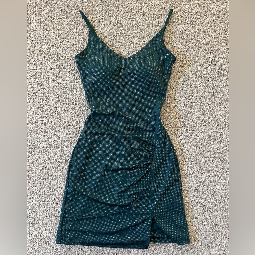 Dillards Honey and Rosie Sleeveless Glitter-Knit Sheath Dress